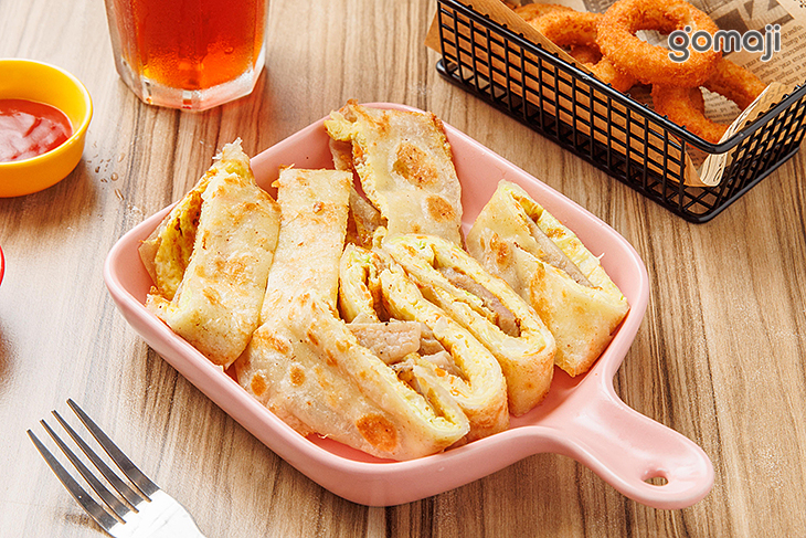 黑胡椒里肌蛋餅套餐