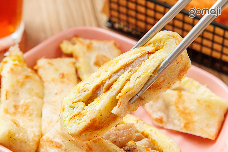 黑胡椒里肌蛋餅套餐