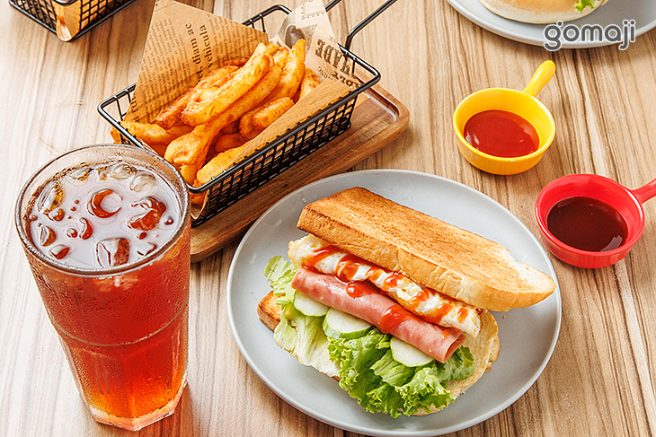 火腿三明治套餐