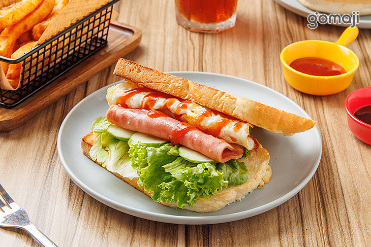 火腿三明治套餐