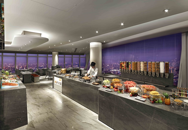 新北最高50樓Café自助餐廳