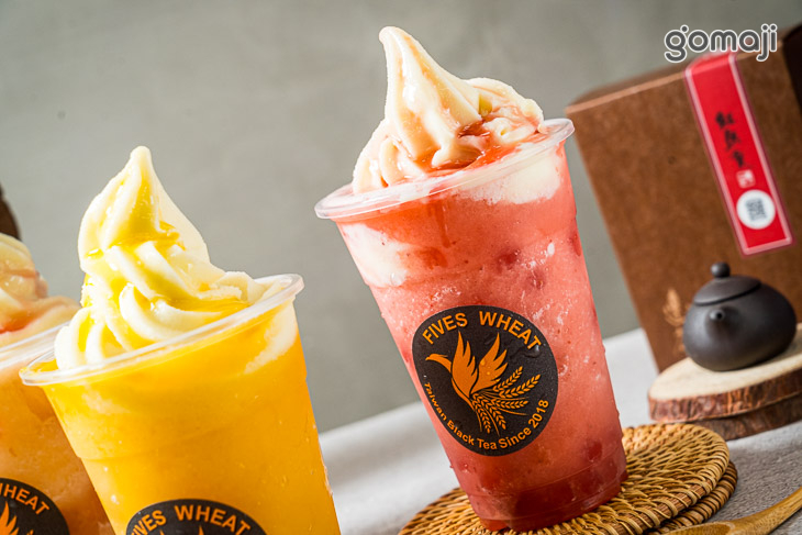 草莓珍果淇、芒果珍果淇、水蜜桃珍果淇