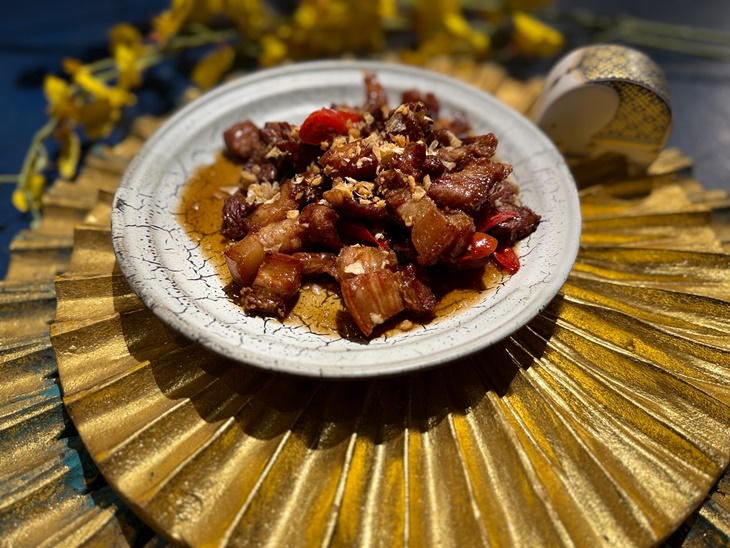 酒鬼蒜香五花肉