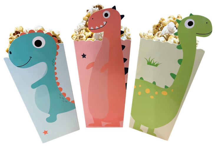 恐龍造型爆米花