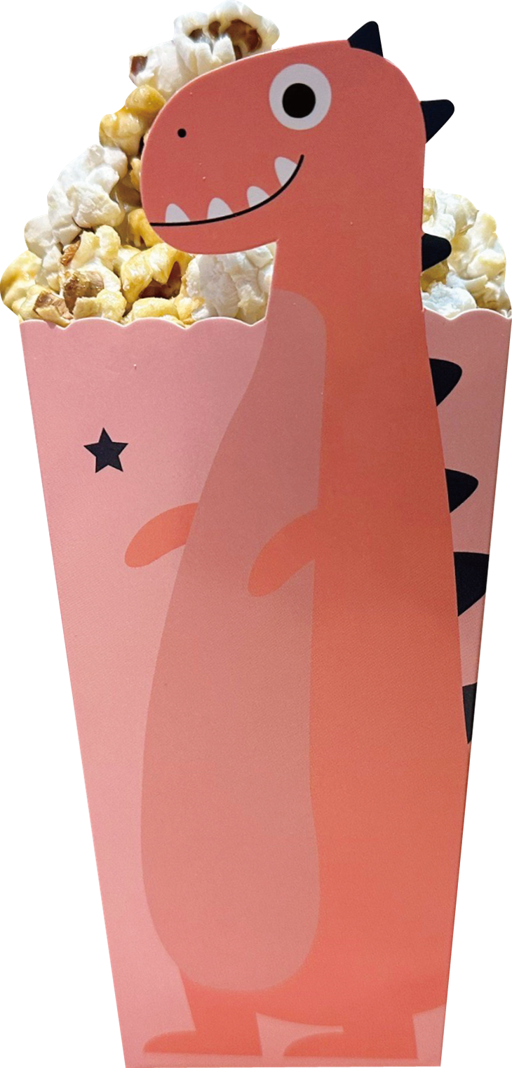 恐龍造型爆米花