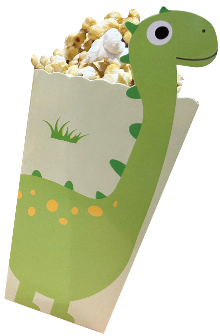 恐龍造型爆米花