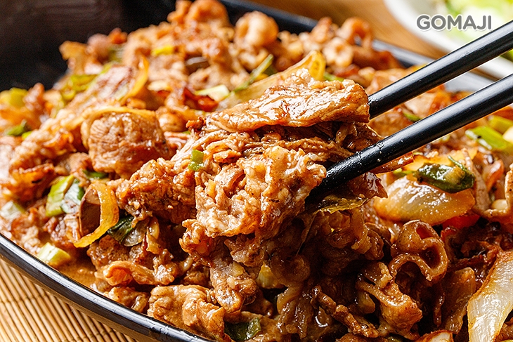 鐵板牛肉片套餐