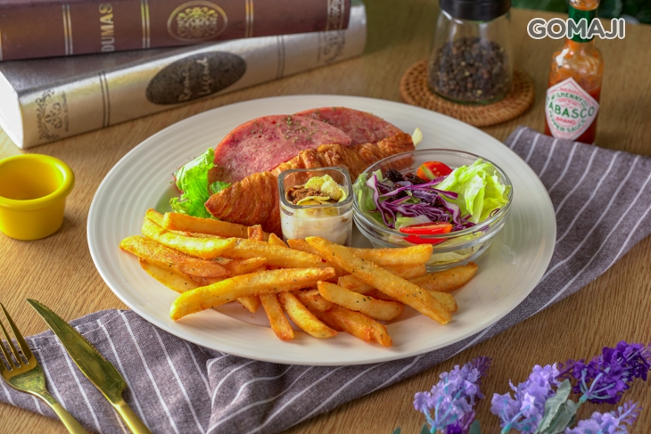 厚切火腿起司滑蛋可頌