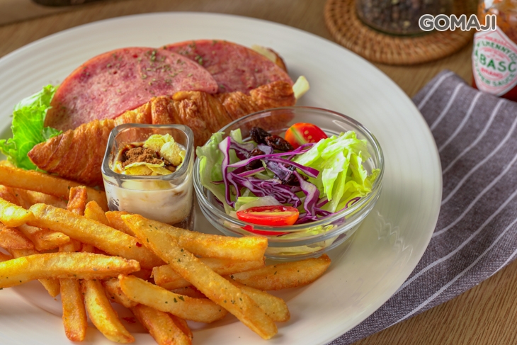 厚切火腿起司滑蛋可頌