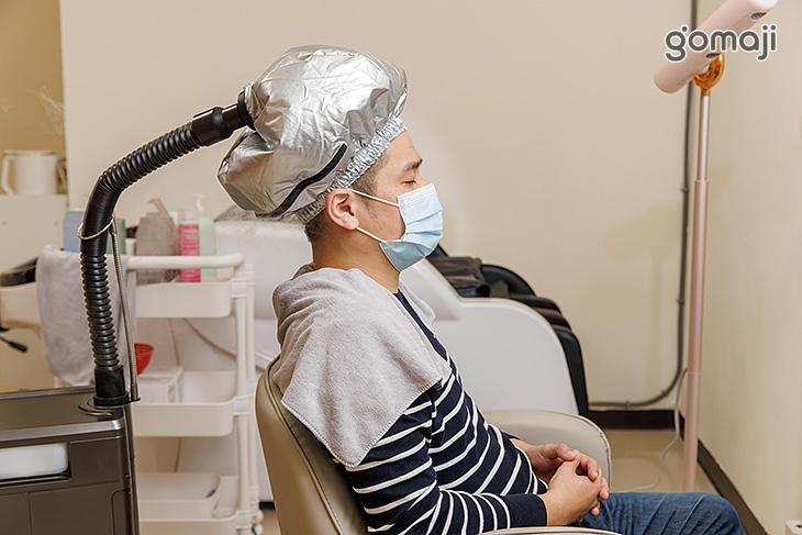 頭皮調理泥膜停留