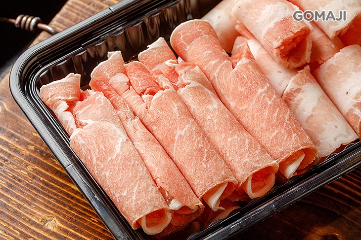 梅花豬一份 + 五花豬一份