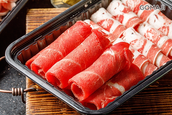 板鍵牛一份 + 五花牛一份