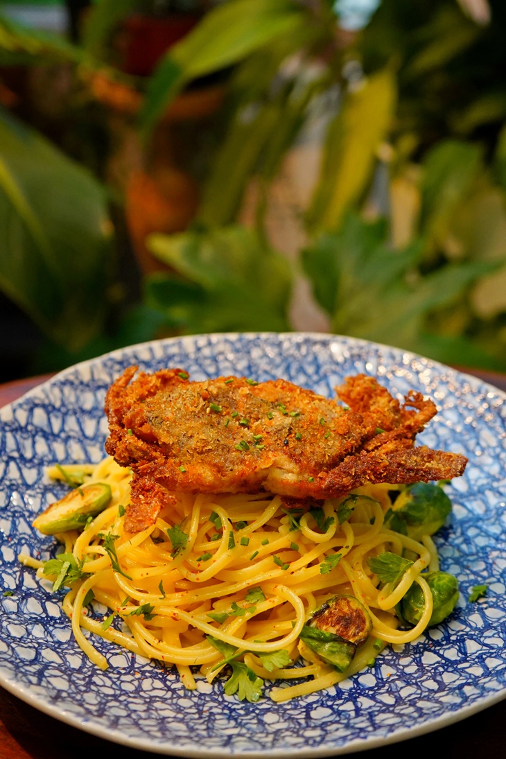 軟殼蟹義大利麵