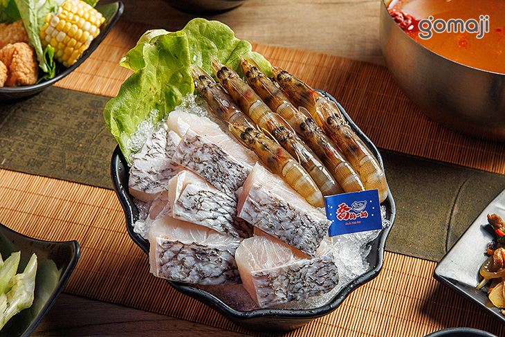 小資雙品鍋(鱸魚/鮮白蝦)