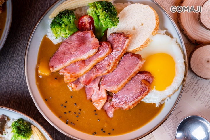 鴨胸咖喱飯