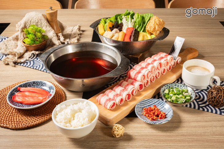 0G4A3237-0G4A3239-牛五花+菜盤(含火鍋料)一份+桔香壽喜鍋+30元(含)以下品項任選一+咖啡、飲品、冰淇淋、白飯自助吧免費供應