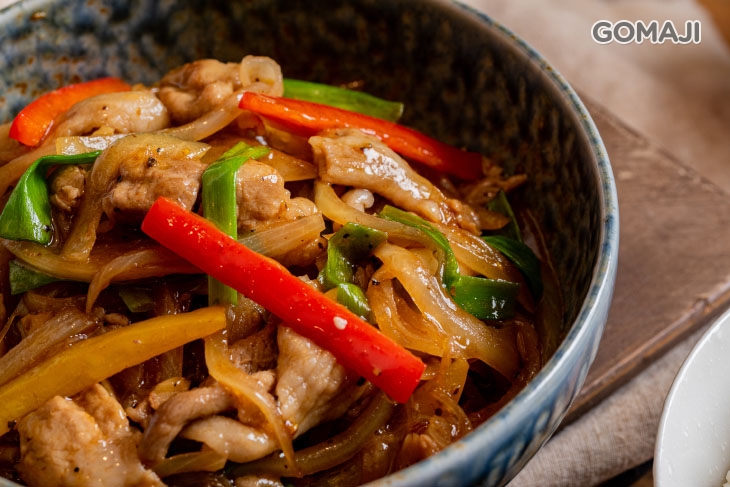 黑川洋蔥豚五花定食