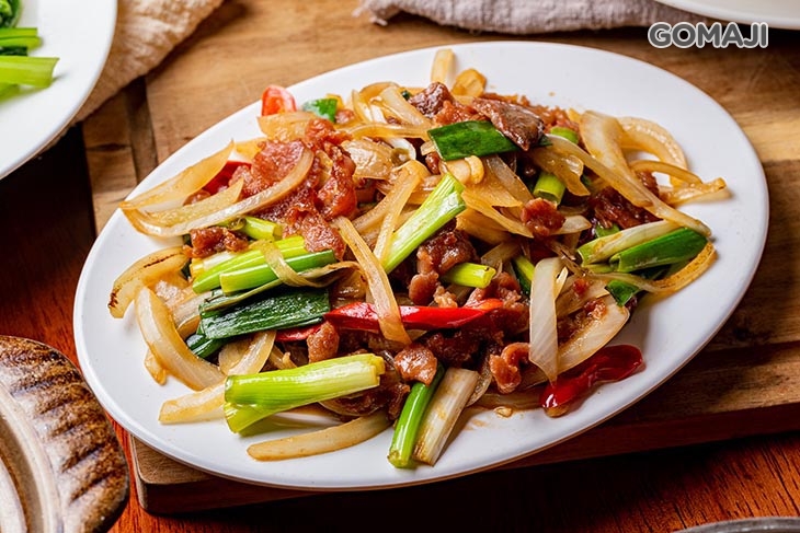蔥爆(牛)肉