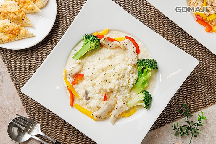 奶油檸檬魴魚飯