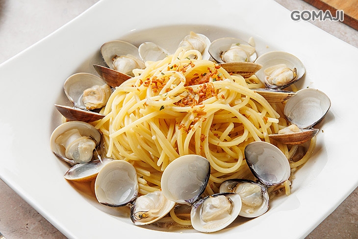 香蒜白酒蛤蠣義大利麵