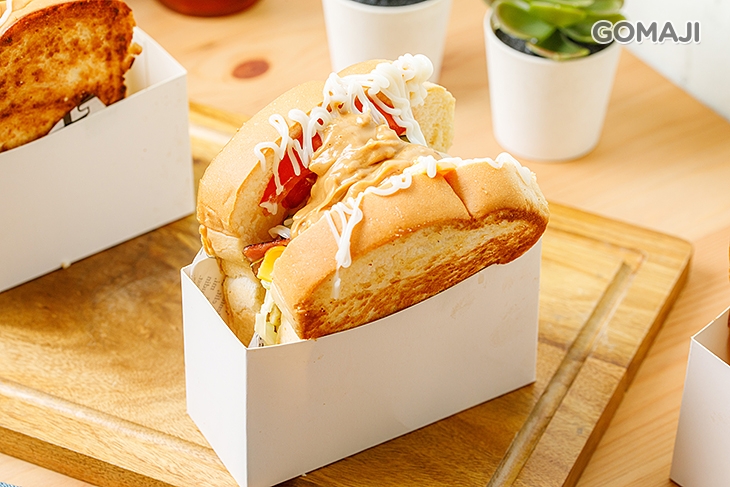 花醬培根起司歐姆蛋