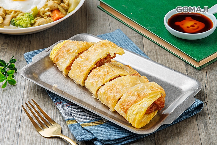 無骨雞腿排香酥蛋餅