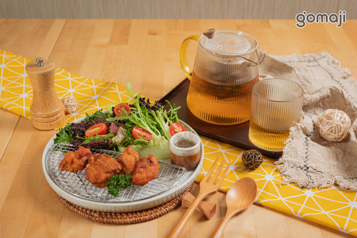 套餐B唐揚雞+油醋醬+桂花烏龍