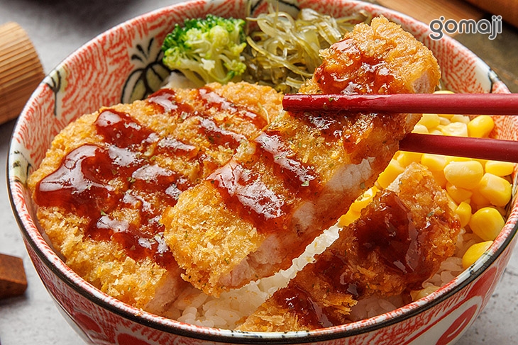 厚切豬排丼
