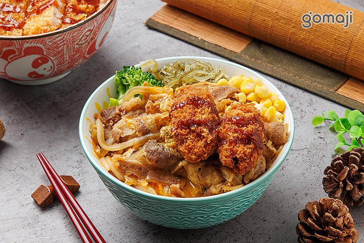 炸廣島牡蠣尬牛丼