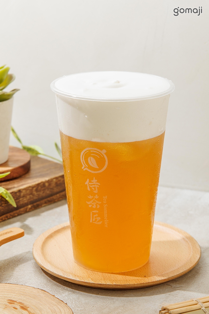 麒麟青茶豆乳奶蓋