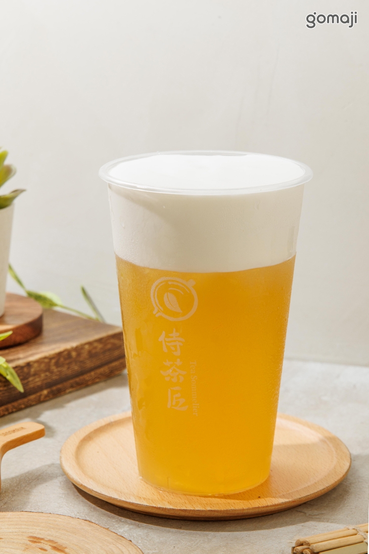 月季綠茶豆乳奶蓋