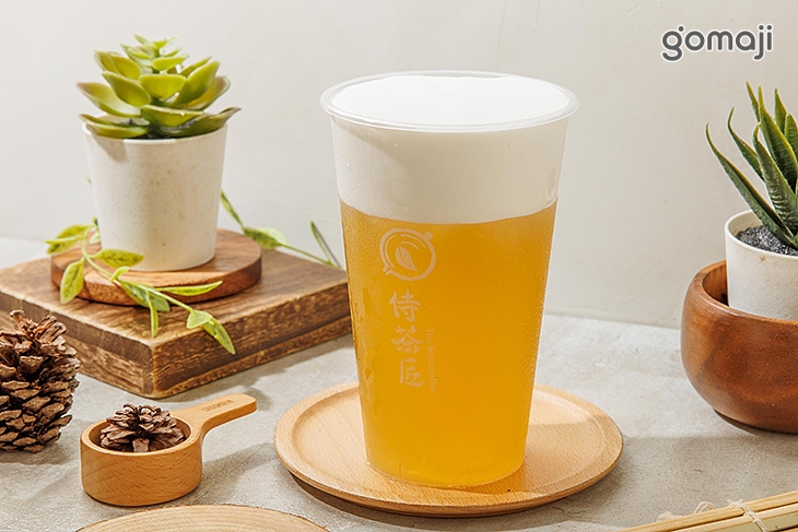 月季綠茶豆乳奶蓋