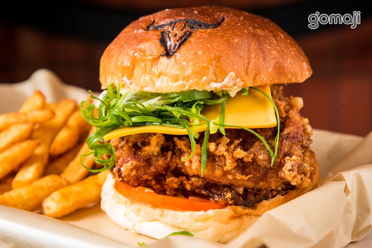 炸雞起司漢堡
