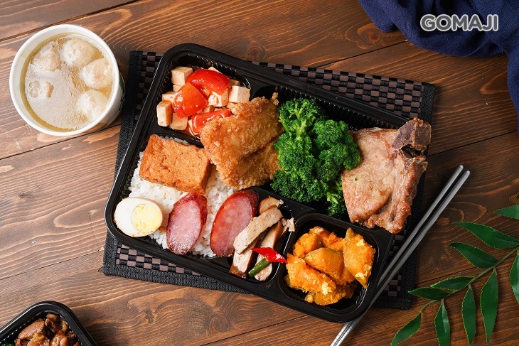 排骨鱈魚雙拼飯