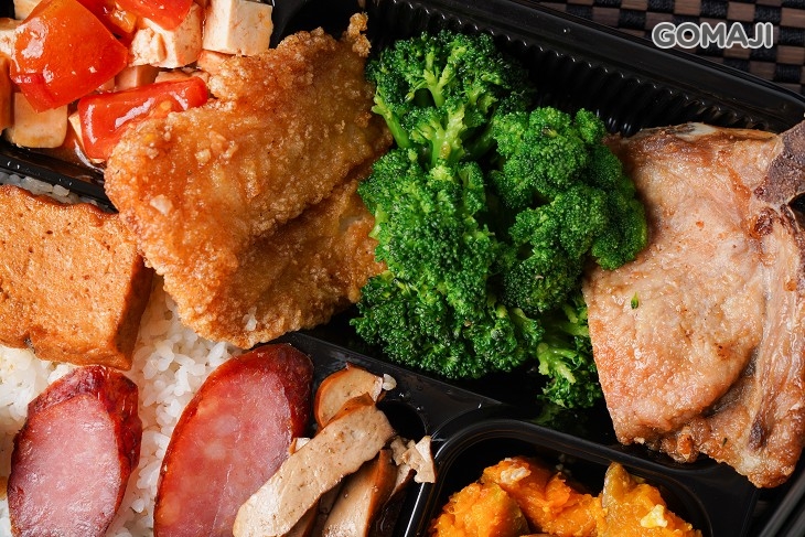 排骨鱈魚雙拼飯