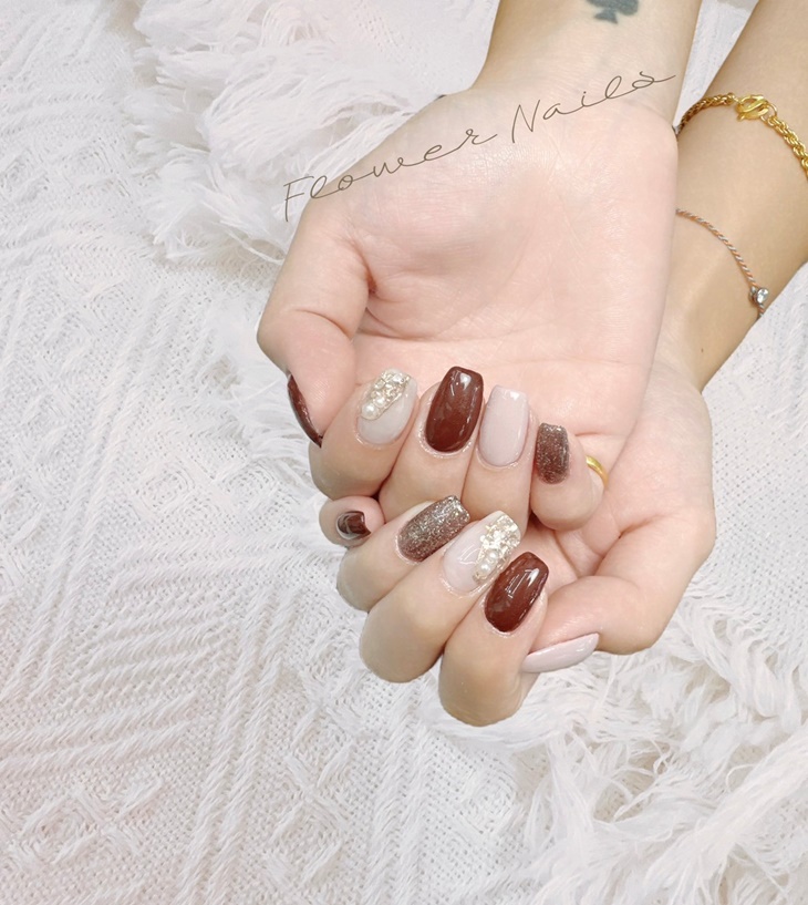 手部花式造型凝膠美甲