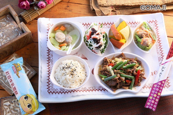 蔥爆羊肉單人套餐