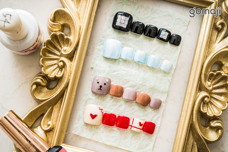 足部凝膠精緻造型設計款30款選1