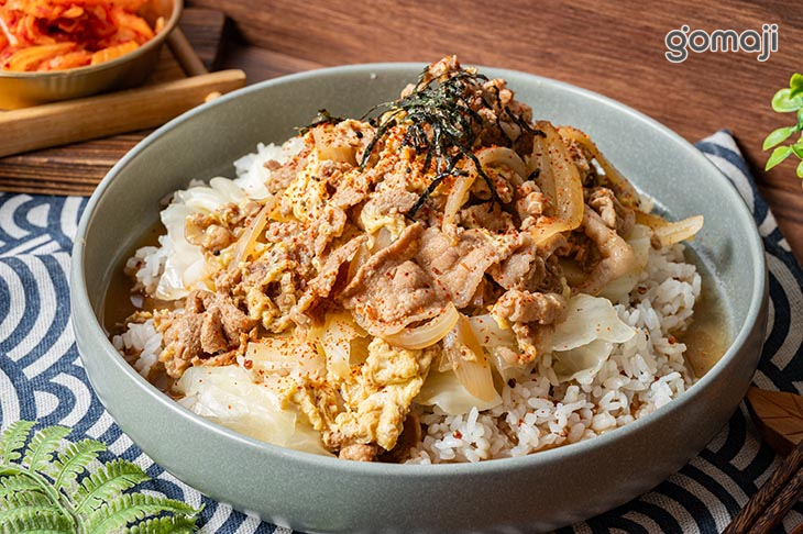 涮肉蔬菜丼
