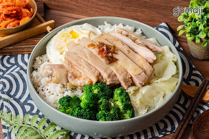冷油雞腿飯