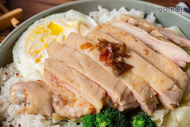 冷油雞腿飯