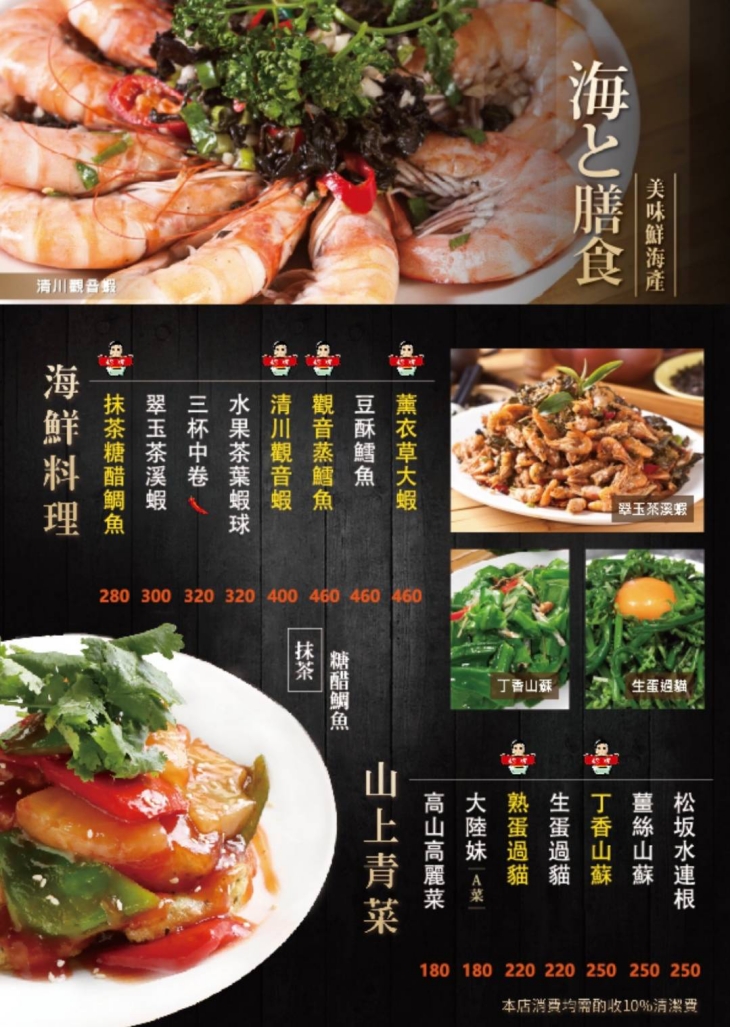 四哥の店MENU