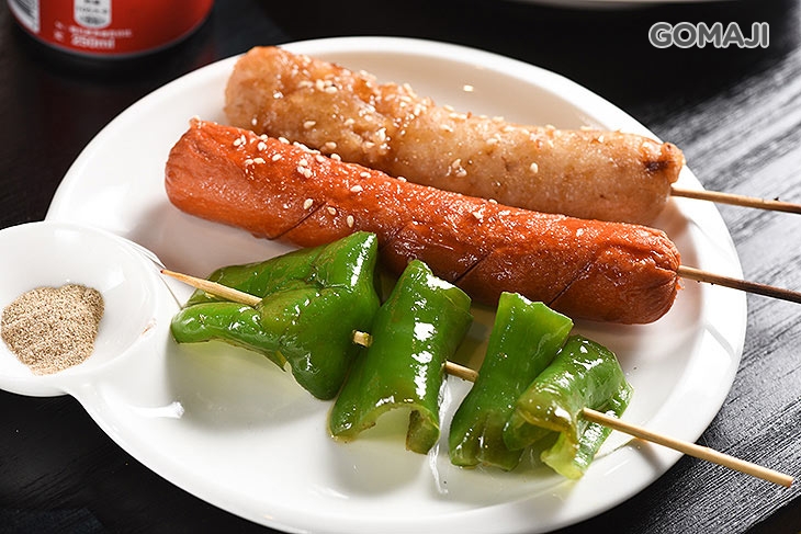 燒烤大熱狗/米腸/青椒