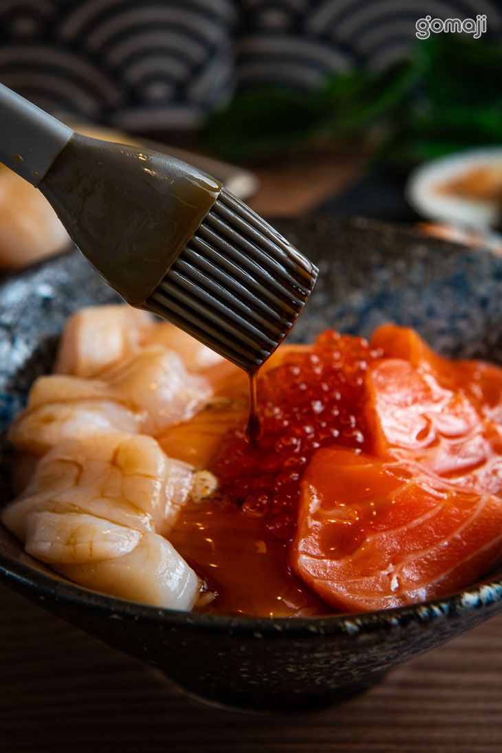 鮭貝丼