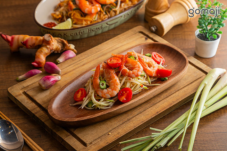 涼拌青木瓜鮮蝦