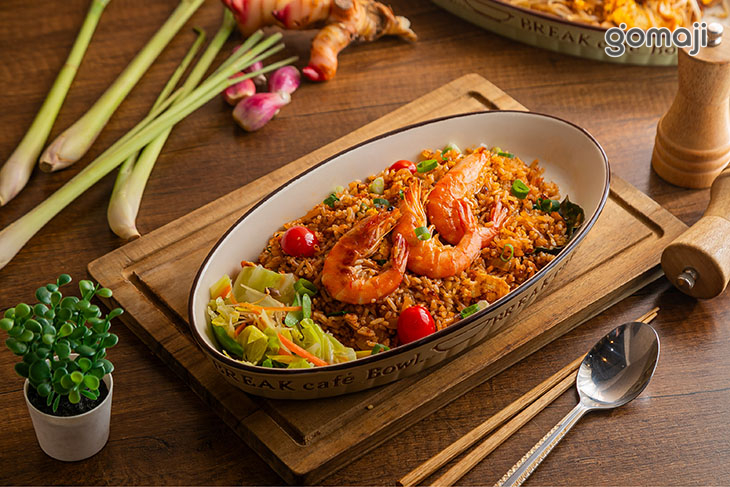 泰肚酸辣蝦炒飯