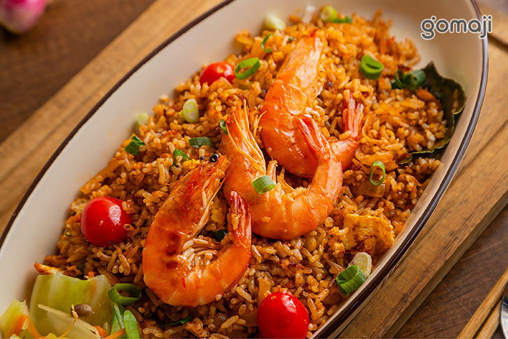 泰肚酸辣蝦炒飯