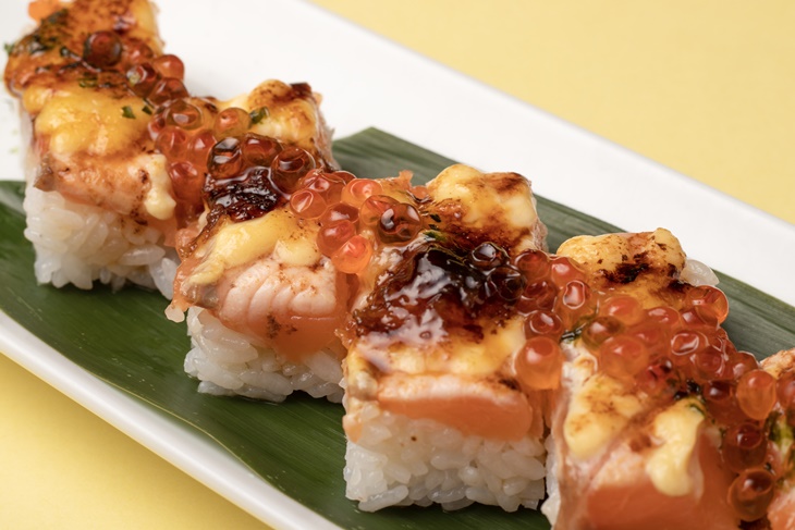 焦糖鮭魚箱壽司