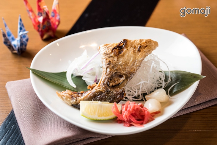 鹽烤青甘魚下巴