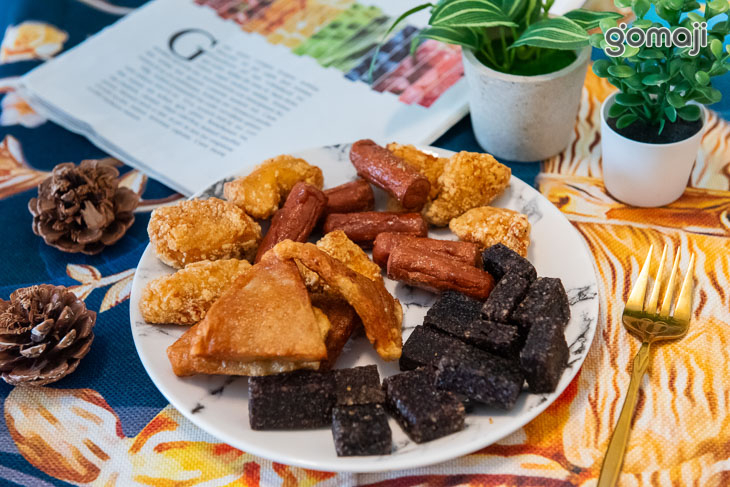 金黃鹹酥雞/手工黑輪片/手作米血/熱狗